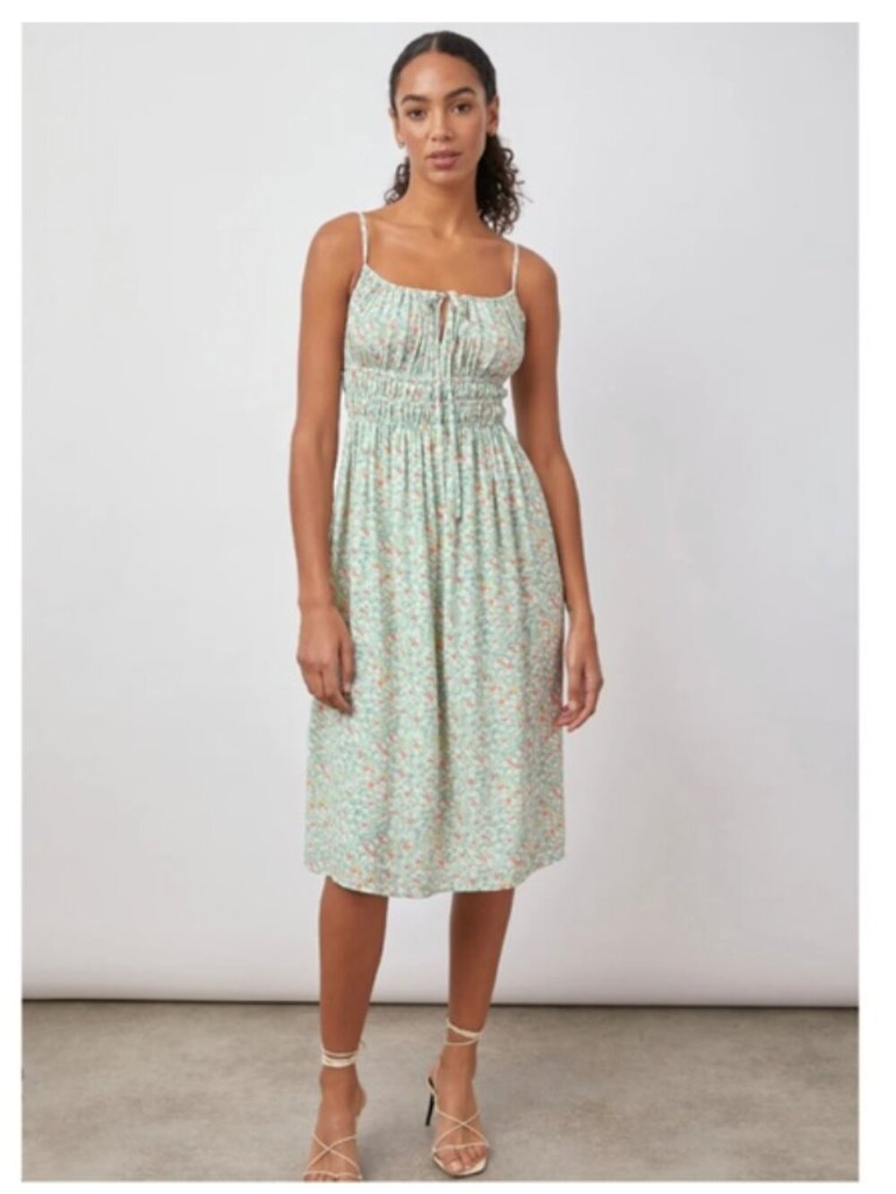 NWT Rails Octavia Dress Green Summer Meadow Floral Small